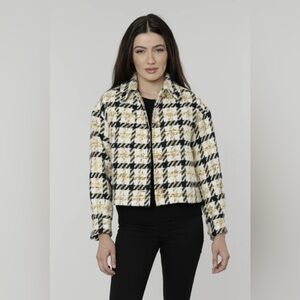 Dolce Cabo Tweed Jacket NWT Size S